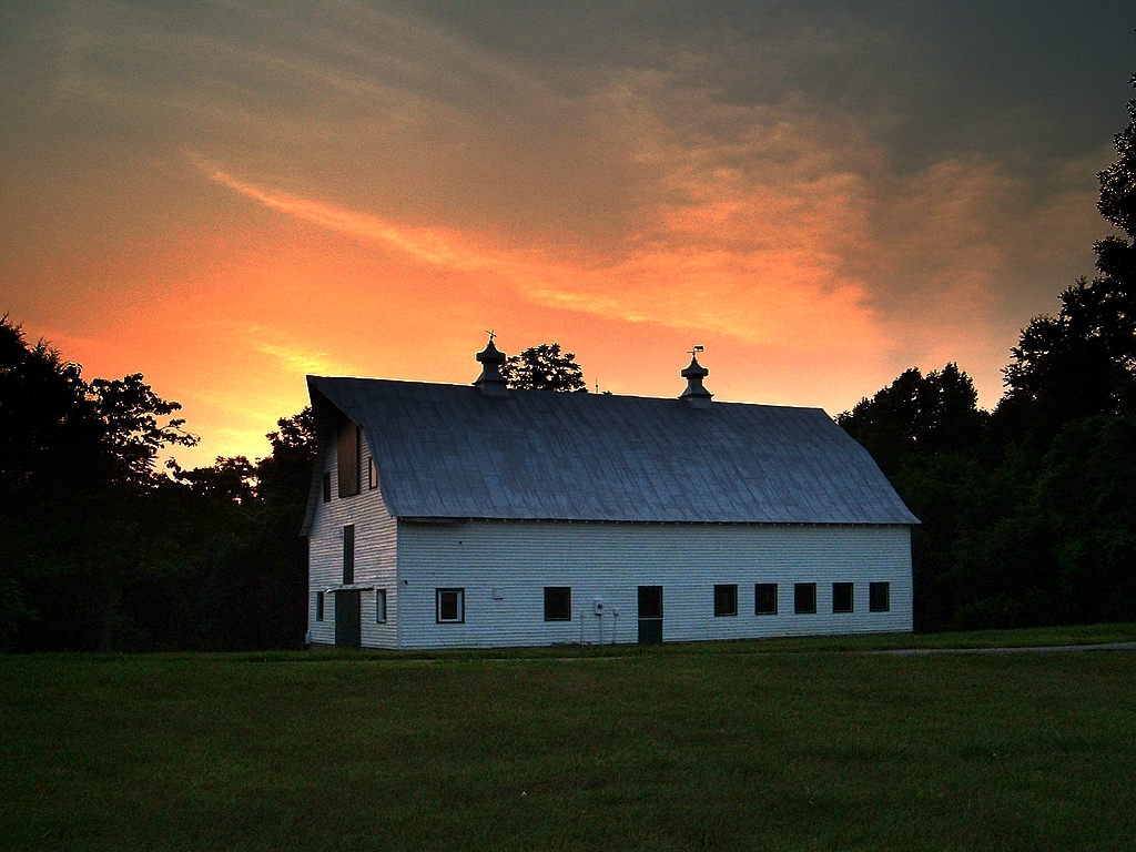 Barn at Sunset
