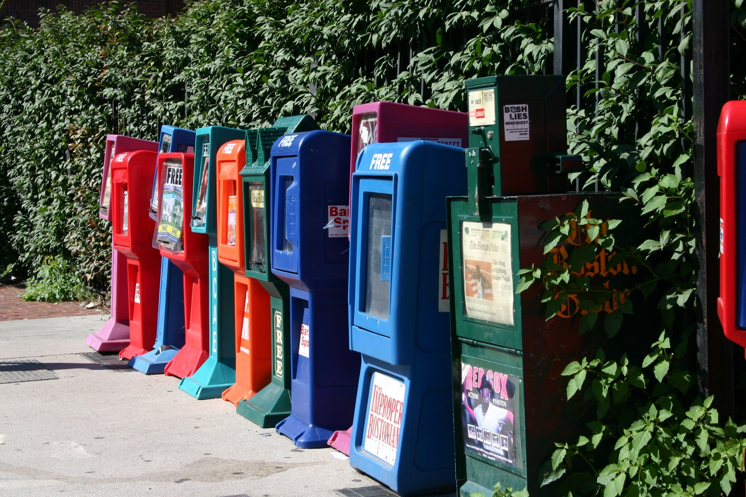 News boxes